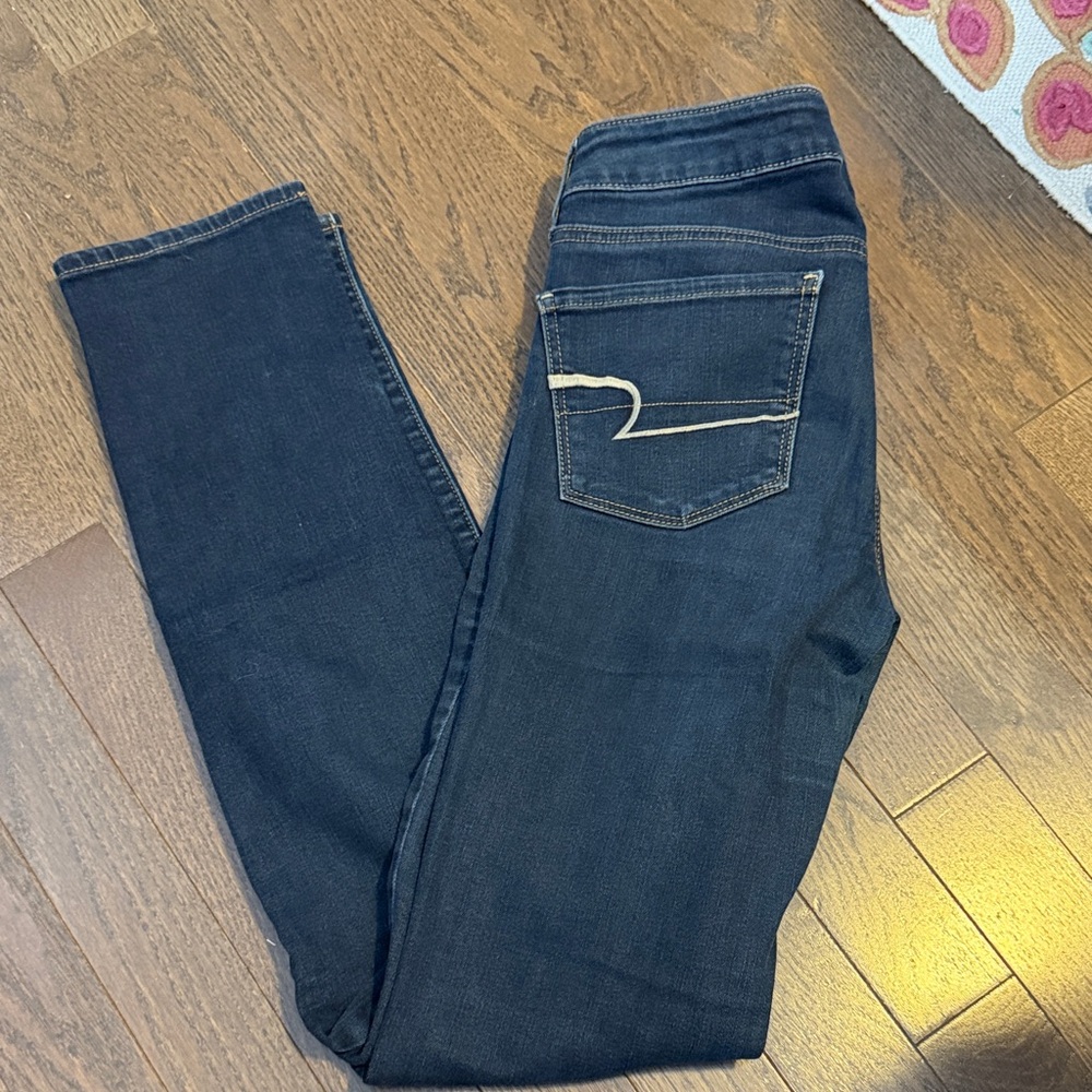 American Eagle Outfitters Dark Blue Skinny Jeans